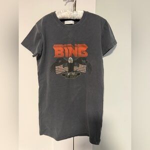 Anine Bing Kids Charcoal Crewneck Dress RARE SOLD OUT